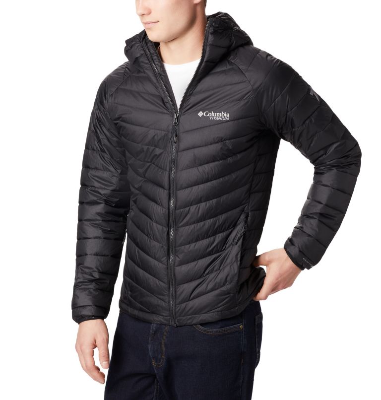 Men’s Snow Country Hooded Jacket, Color: Black, image 1