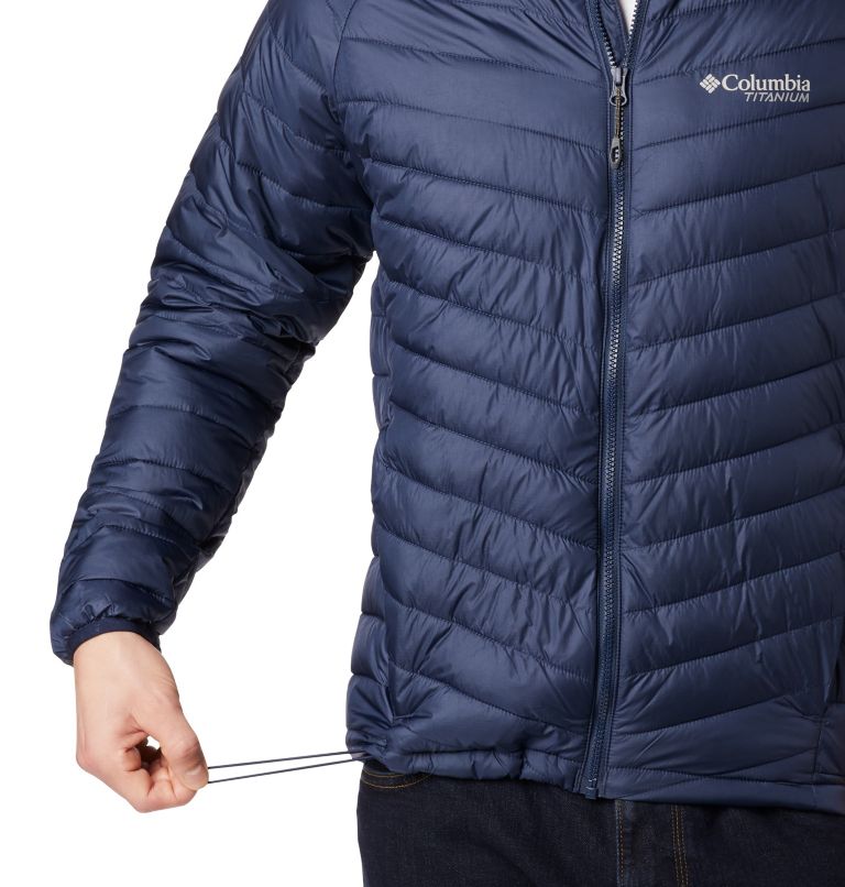 Men's Snow Country Hooded Jacket - Tall, Color: Collegiate Navy