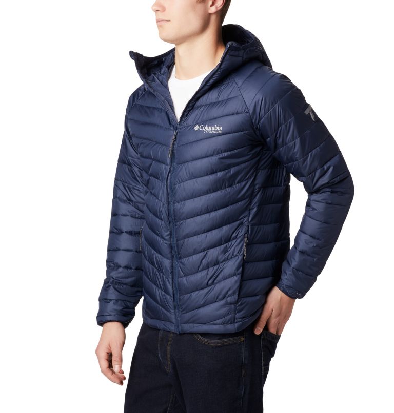 Men's Snow Country Hooded Jacket - Tall, Color: Collegiate Navy