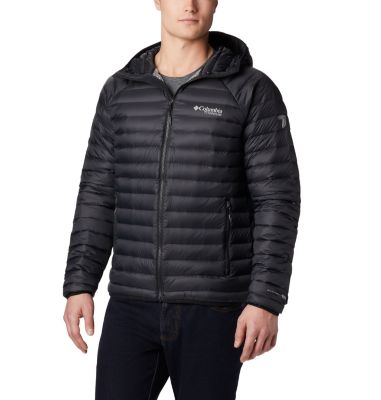 alpha trail down hooded jacket