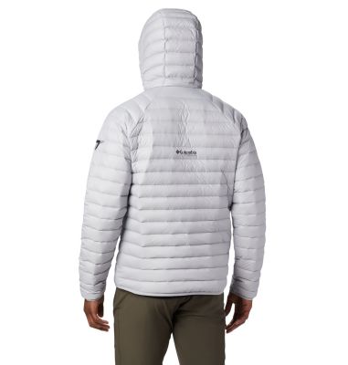 columbia men's titanium outdry down hooded puffer jacket