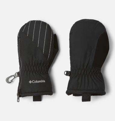 black toddler mittens