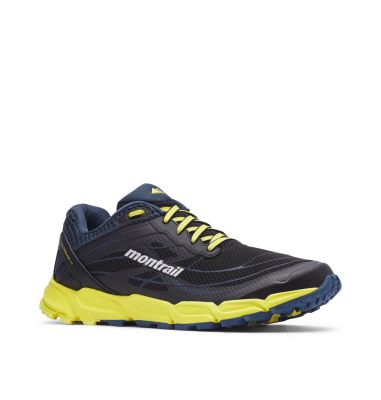 Men's Caldorado&trade; III Trail Running Shoe CALDORADO&trade; III | 445 | 7, Black, Acid Yellow, 3/4 front