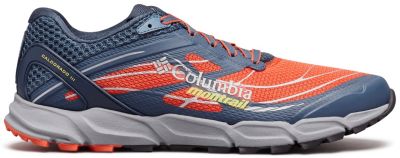 Men's Caldorado&trade; III Trail Running Shoe CALDORADO&trade; III | 445 | 10.5, Red Quartz, Acid Yellow, front