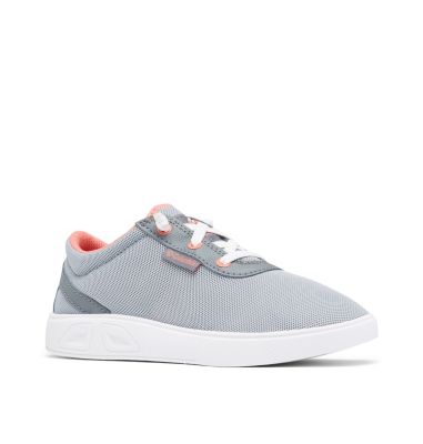 Youth Spinner&trade; Shoe YOUTH SPINNER&trade; | 089 | 1, Earl Grey, Hot Coral, 3/4 front