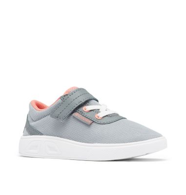 Kids' Spinner&trade; Shoe CHILDRENS SPINNER&trade; | 025 | 10, Earl Grey, Hot Coral, 3/4 front