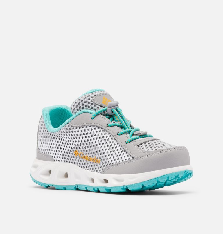 Thumbnail: Chaussures Drainmaker IV Junior, Color: Grey Ice, Bright Marigold, image 2