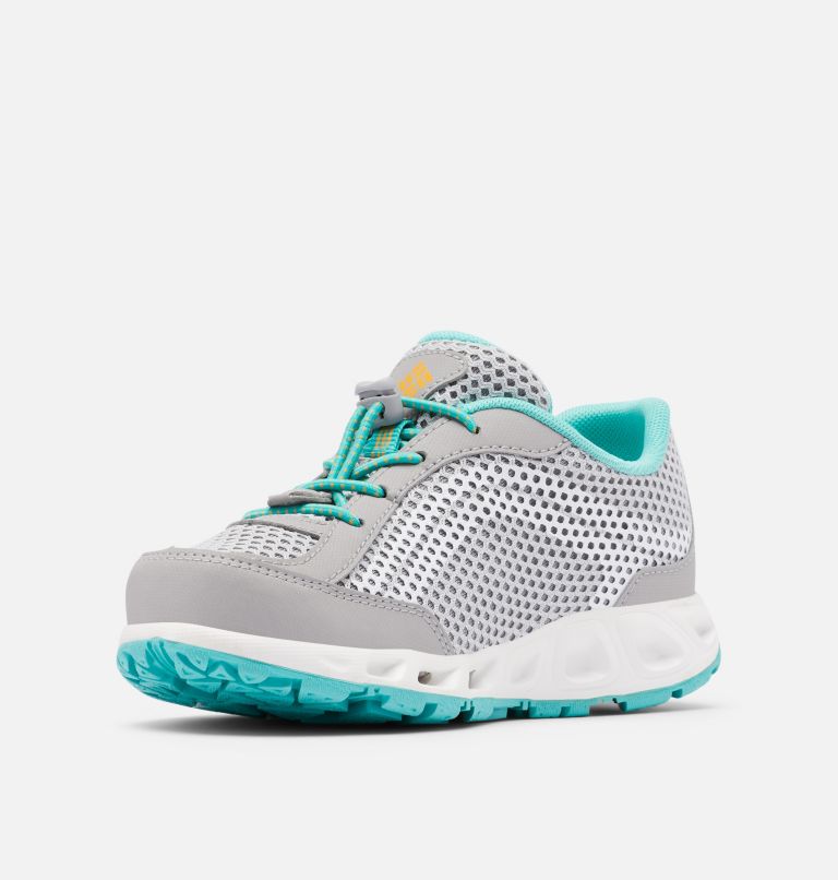 Chaussures Drainmaker IV pour enfant, Color: Grey Ice, Bright Marigold