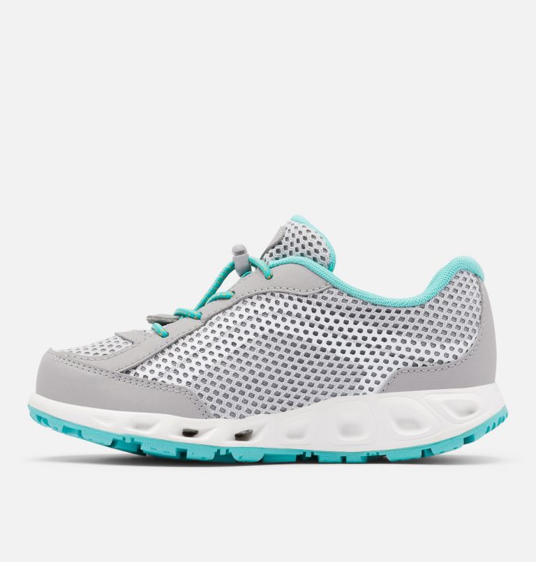 Youth Drainmaker IV Shoe, Color: Grey Ice, Bright Marigold, image 5
