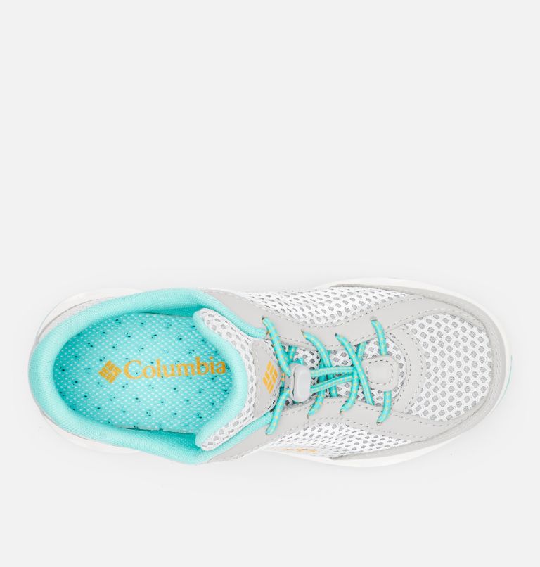 Youth Drainmaker IV Shoe, Color: Grey Ice, Bright Marigold, image 3