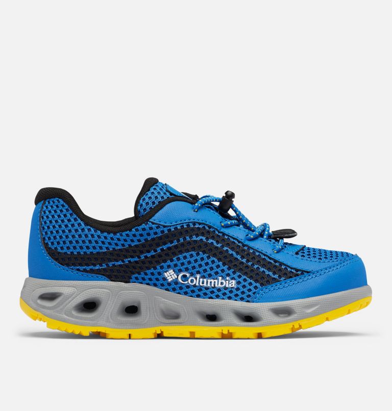 Big Kids’ Drainmaker IV Water Shoe, Color: Stormy Blue, Deep Yellow, image 1