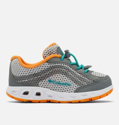 Kids&rsquo; Drainmaker&trade; IV Shoe CHILDRENS DRAINMAKER&trade; IV | 063 | 10, Grey Ice, Tropic Water, front
