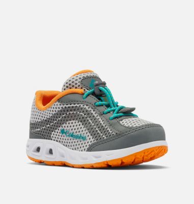 Kids&rsquo; Drainmaker&trade; IV Shoe CHILDRENS DRAINMAKER&trade; IV | 063 | 10, Grey Ice, Tropic Water, 3/4 front