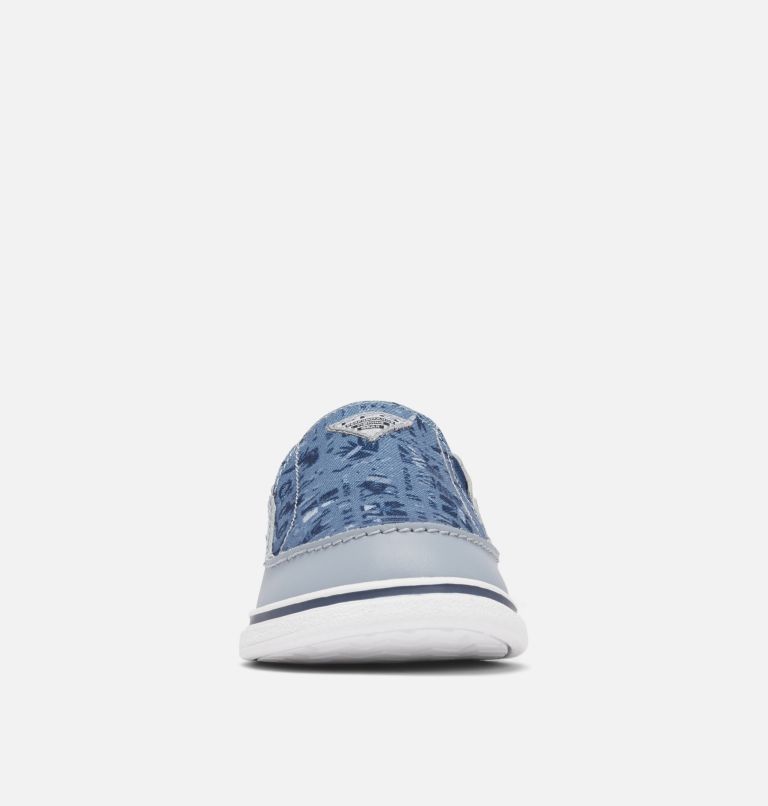 Big Kids' Bahama PFG Shoe, Color: Tradewinds Grey, Collegiate Navy, image 8