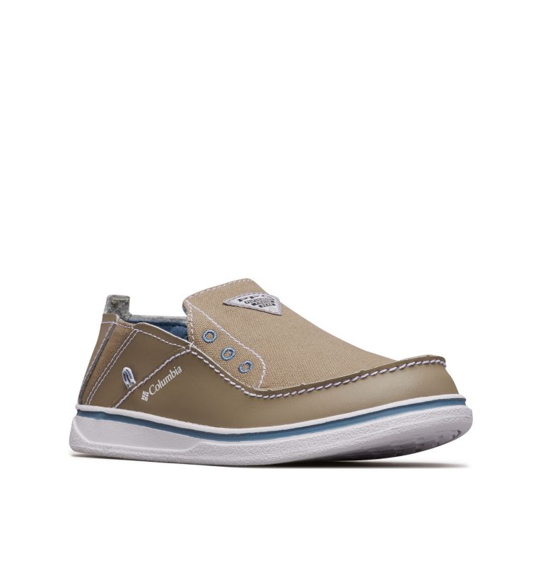 Big Kids' Bahama PFG Shoe, Color: Pebble, White, image 2