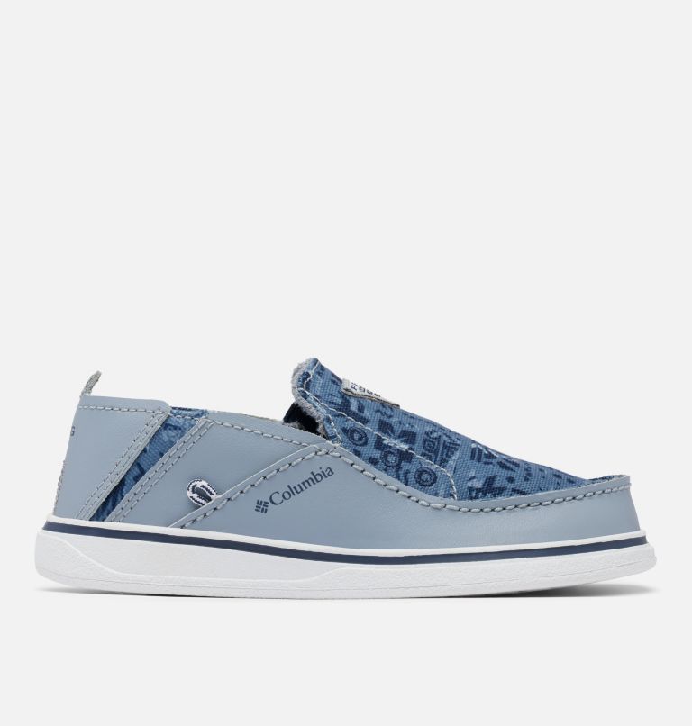 Little Kids' Bahama PFG Shoe, Color: Tradewinds Grey, Collegiate Navy, image 1