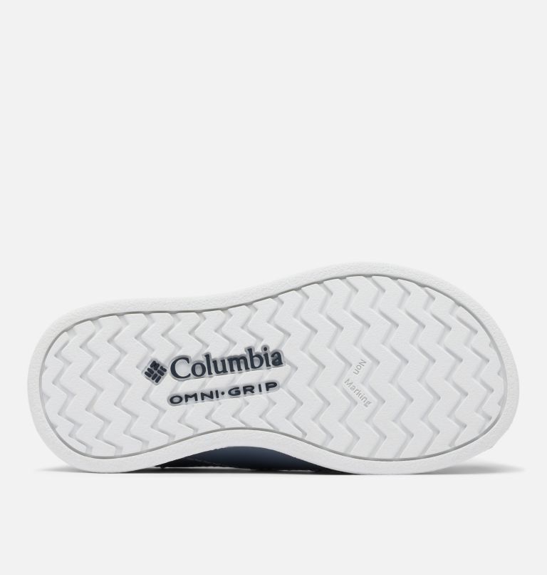 Little Kids' Bahama PFG Shoe, Color: Tradewinds Grey, Collegiate Navy, image 5