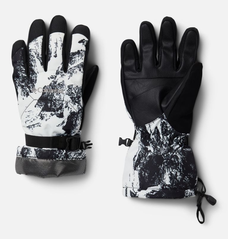 Thumbnail: Men’s Whirlibird Ski Gloves, Color: White Berg Print, image 2