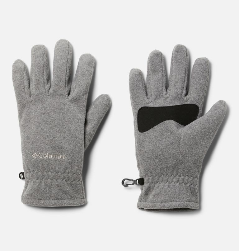 Thumbnail: Men’s Fast Trek Fleece Gloves, Color: City Grey Heather, image 1