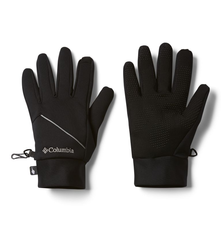 Men's Trail Summit Running Gloves, Color: Black, image 1