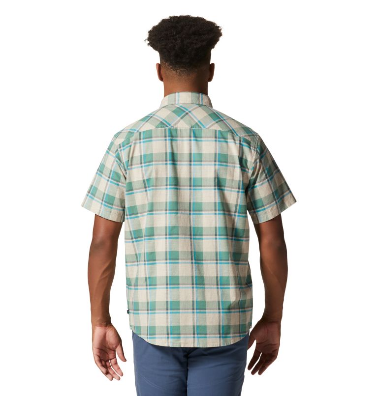 Men's Big Cottonwood Short Sleeve Shirt, Color: Sandblast Sliding Window, image 2