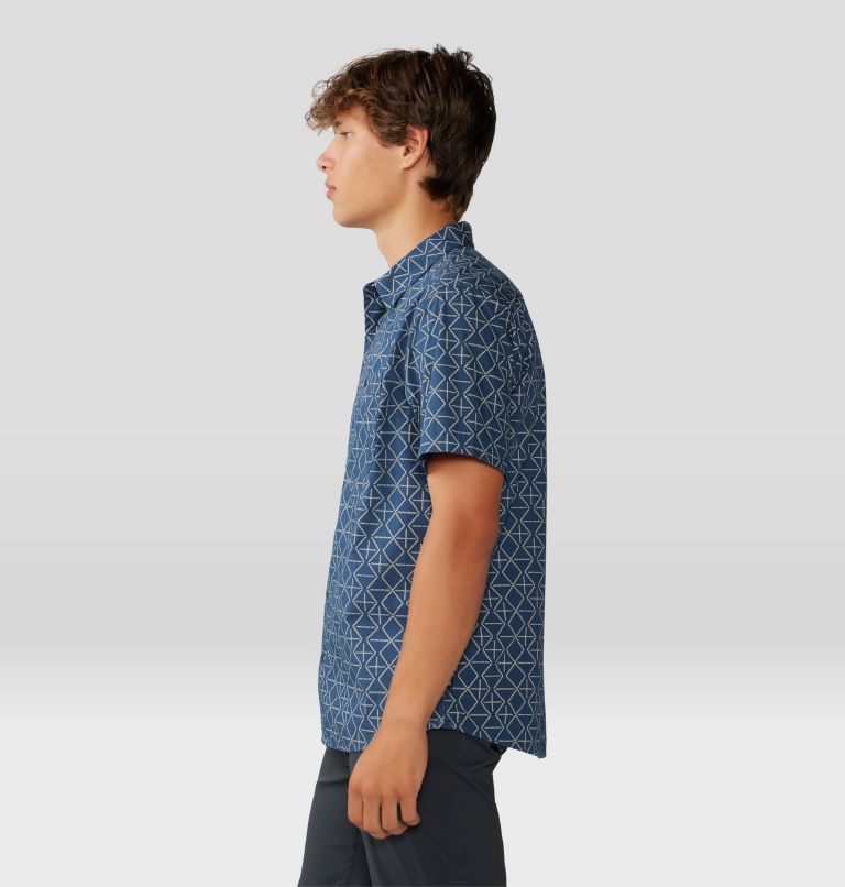 Big Cottonwood Short Sleeve Shirt | 492 | M, Color: Zinc Dot Geo Print, image 3