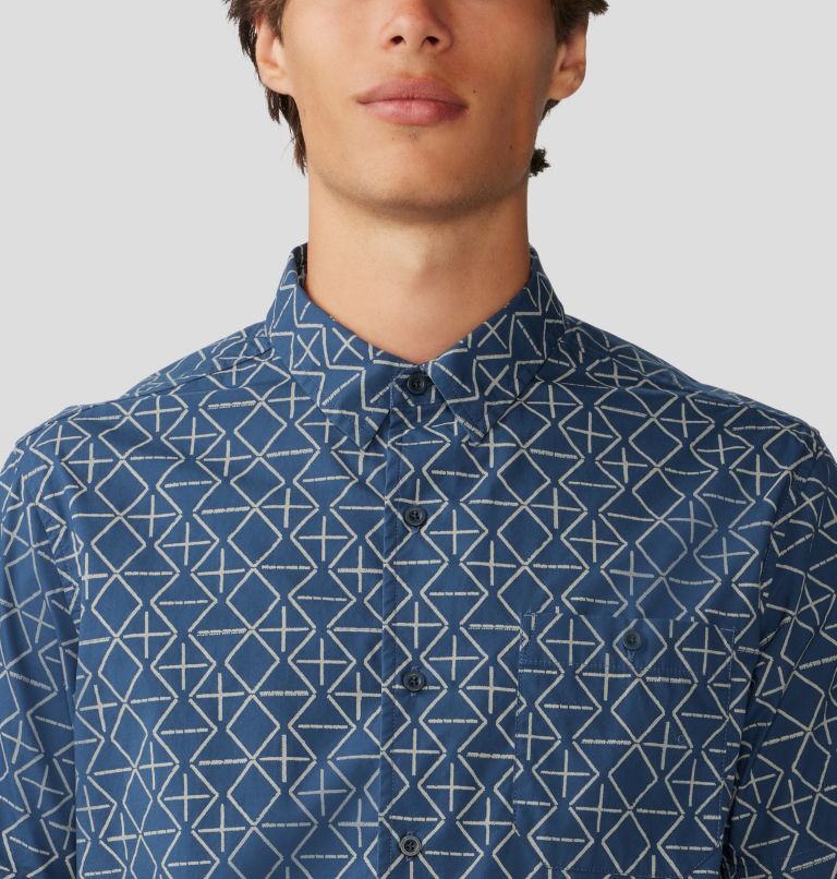 Big Cottonwood Short Sleeve Shirt | 492 | M, Color: Zinc Dot Geo Print, image 4