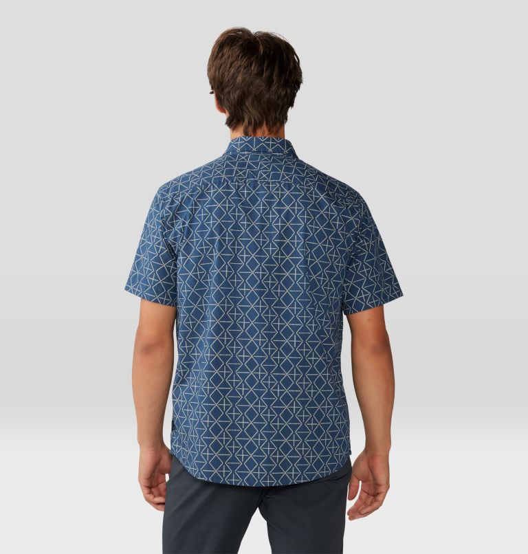 Big Cottonwood Short Sleeve Shirt | 492 | M, Color: Zinc Dot Geo Print, image 2