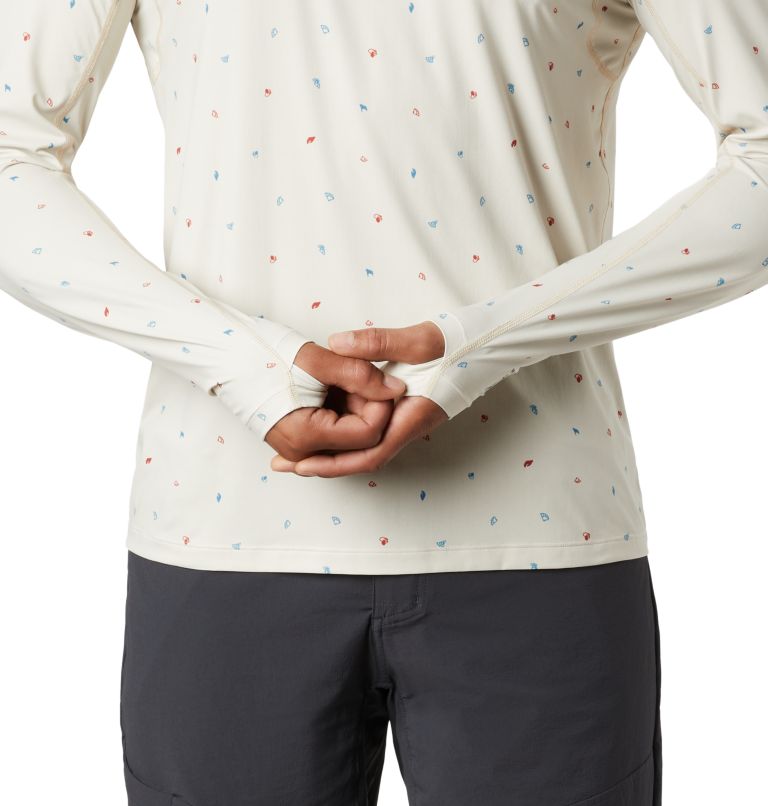 Men's Crater Lake Long Sleeve T-Shirt, Color: Lightlands Cam Print