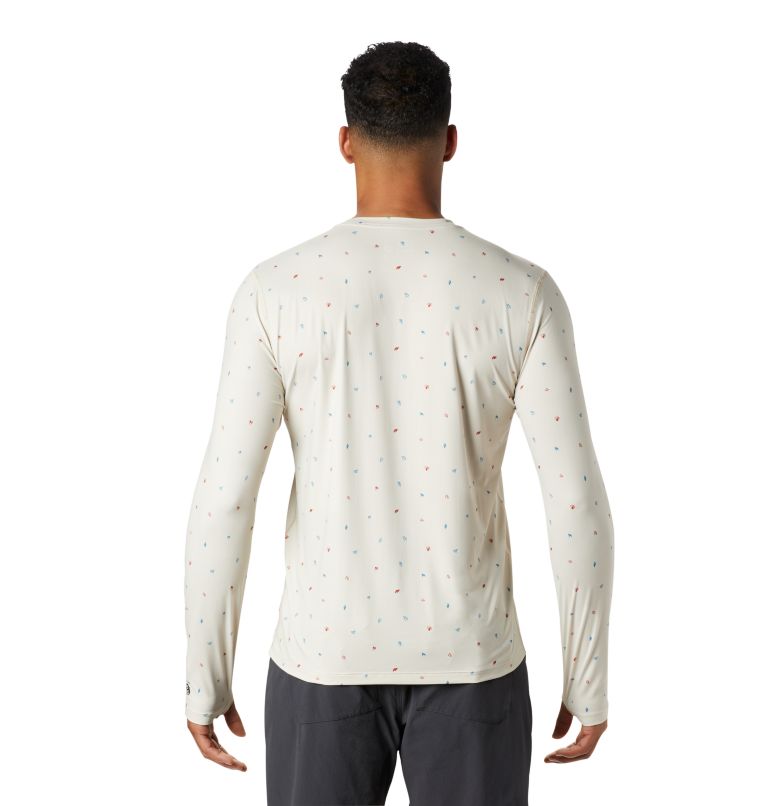 Men's Crater Lake Long Sleeve T-Shirt, Color: Lightlands Cam Print, image 2