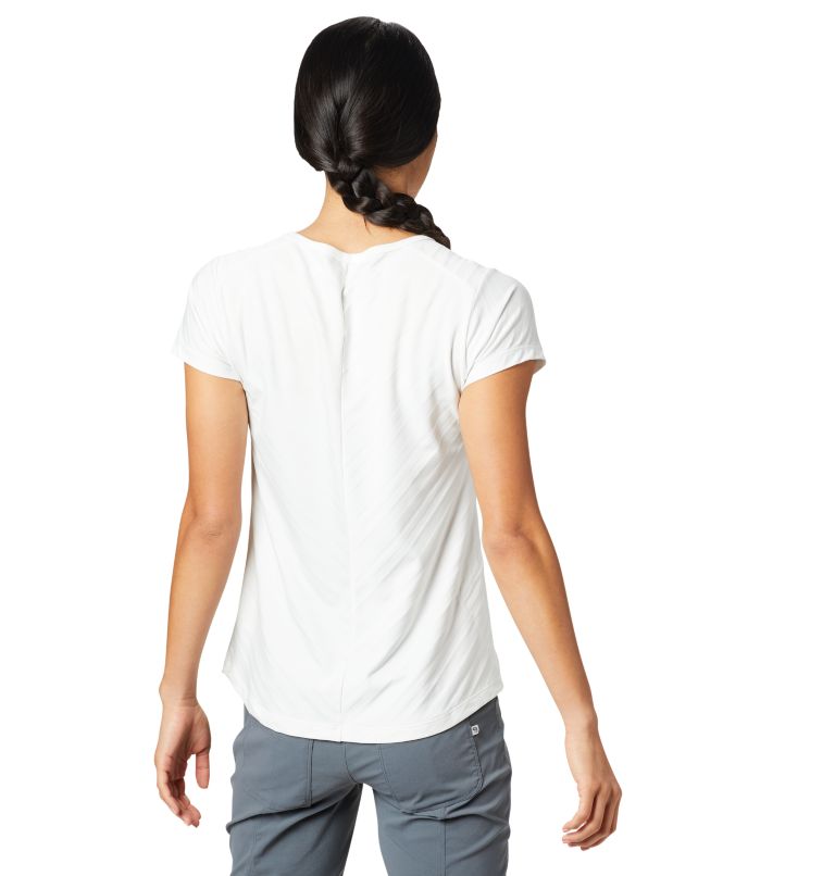 Women's Mighty Stripe Short Sleeve T-Shirt, Color: Fogbank, image 2