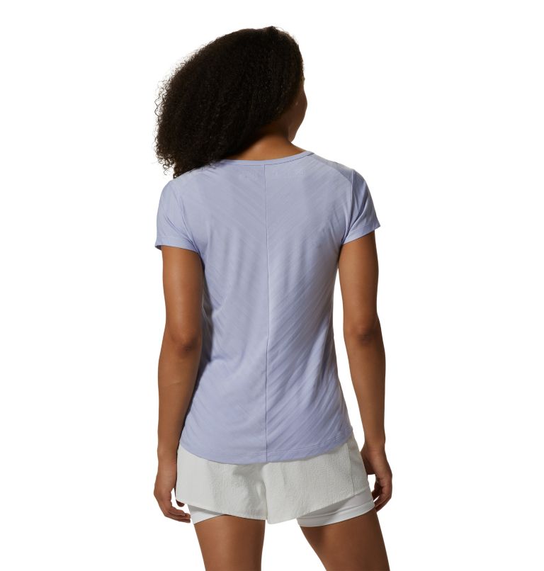 Thumbnail: Women's Mighty Stripe Short Sleeve T-Shirt, Color: Vinca, image 2