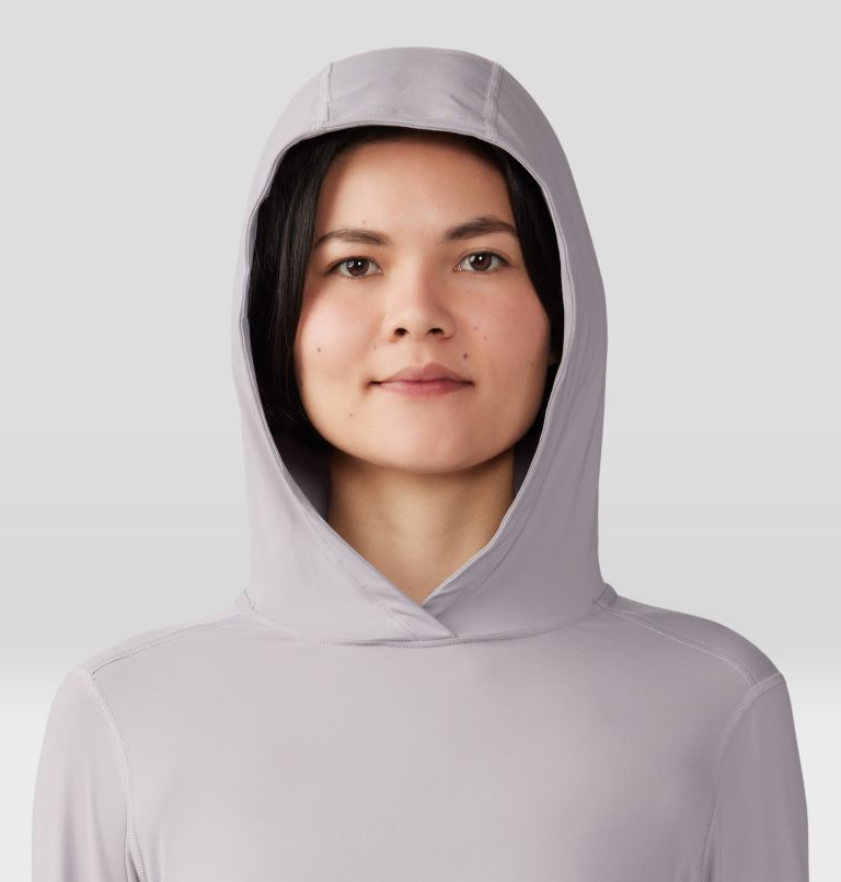 Women's Crater Lake Long Sleeve Hoody, Color: Light Dunes, image 4