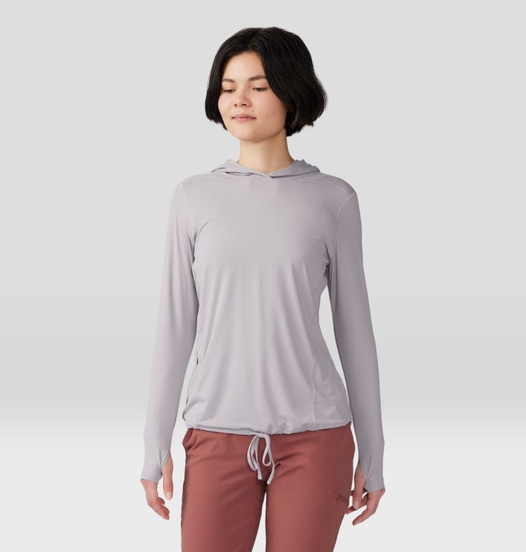 Women's Crater Lake Long Sleeve Hoody, Color: Light Dunes, image 7