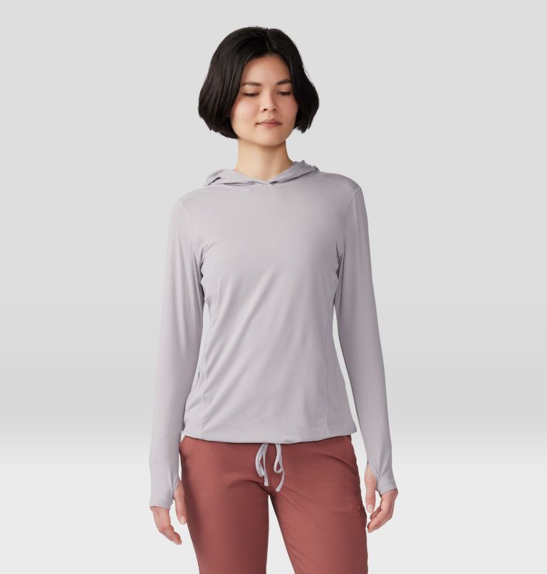 Women's Crater Lake Long Sleeve Hoody, Color: Light Dunes, image 8