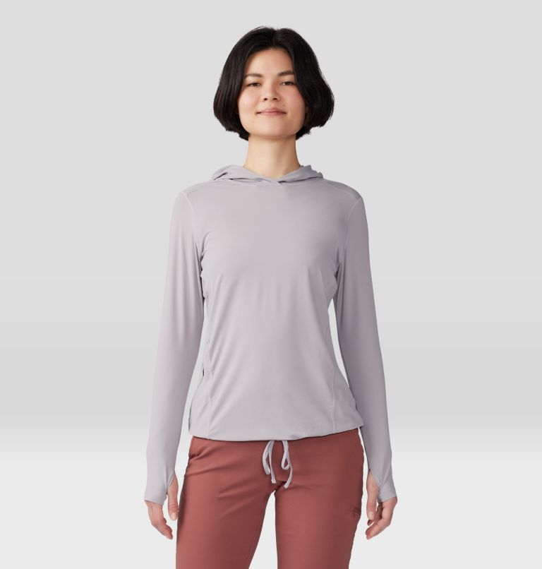 Women's Crater Lake Long Sleeve Hoody, Color: Light Dunes, image 1