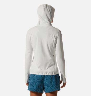 Women's Crater Lake Long Sleeve Hoody, Color: Fogbank, image 18