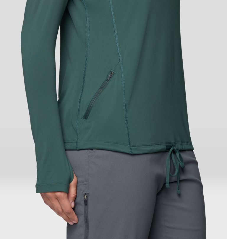Women's Crater Lake Long Sleeve Hoody, Color: Verve, image 7