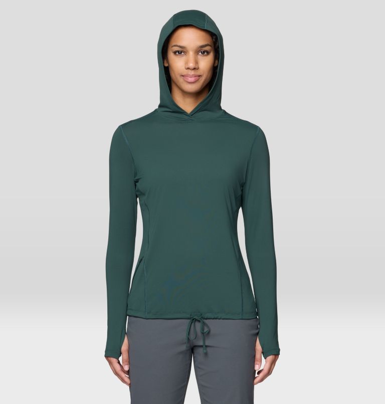 Women's Crater Lake Long Sleeve Hoody, Color: Verve, image 1
