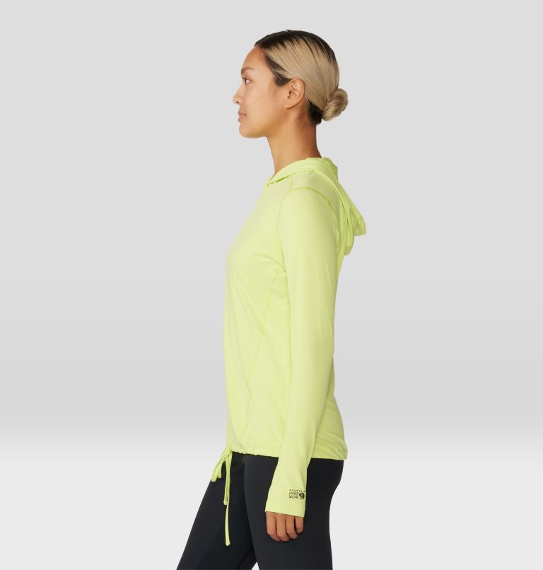 Women's Crater Lake Long Sleeve Hoody, Color: Light Sun, image 3