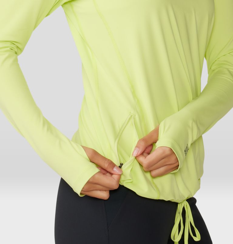 Women's Crater Lake Long Sleeve Hoody, Color: Light Sun, image 6