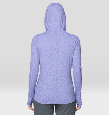 Women's Crater Lake Long Sleeve Hoody, Color: Avid Peaks Print, image 15