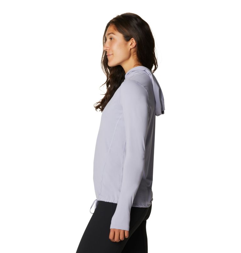 Women's Crater Lake Long Sleeve Hoody, Color: Frost Grey, image 3
