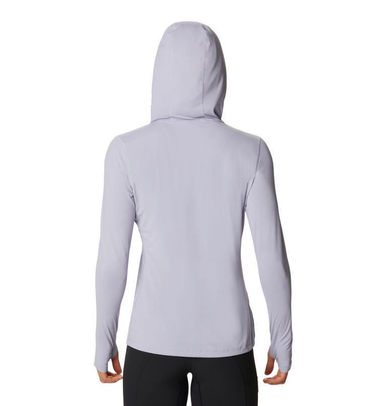 Women's Crater Lake Long Sleeve Hoody, Color: Frost Grey, image 2