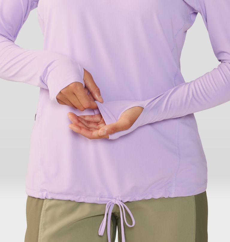 Women's Crater Lake Long Sleeve Hoody, Color: Wisteria, image 5
