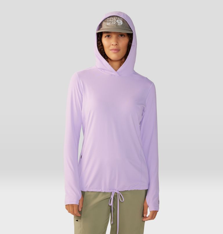 Women's Crater Lake Long Sleeve Hoody, Color: Wisteria, image 1