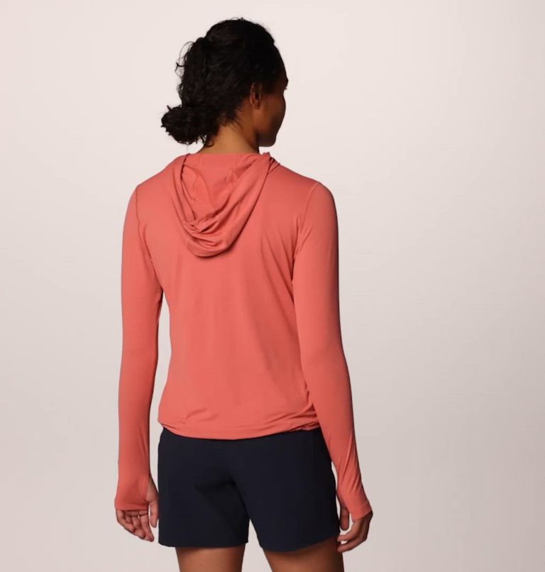 Women's Crater Lake Long Sleeve Hoody, Color: Fleurs