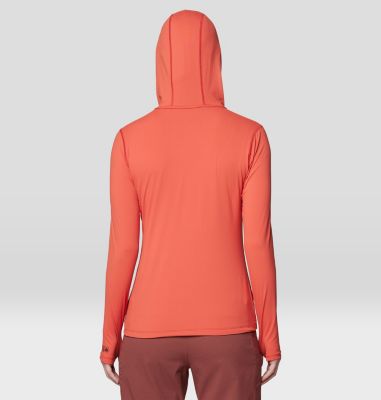 Women's Crater Lake Long Sleeve Hoody, Color: Mars Red, image 19