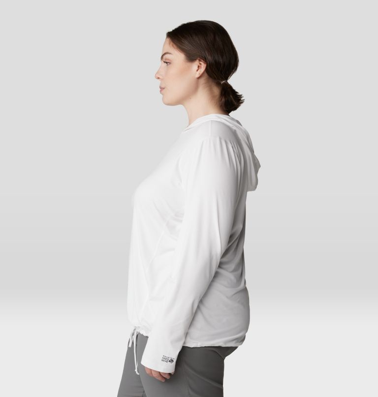 Women's Crater Lake Long Sleeve Hoody | 102 | 1X, Color: Fogbank, image 3