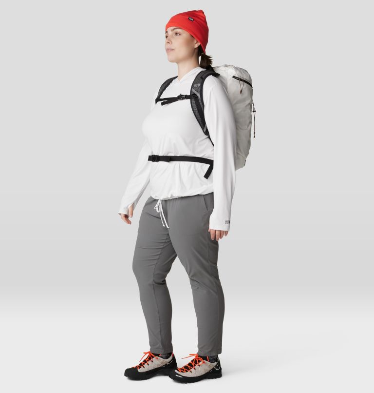 Women's Crater Lake Long Sleeve Hoody | 102 | 1X, Color: Fogbank, image 8